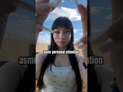 snipping, plucking, brushing ASMR #sleep #relax #tingles #whisper #outdoors