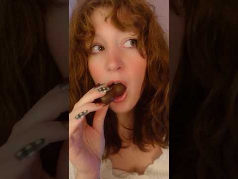 Christmas Chocolate exploded in My Mouth 🍫🎄 ASMR  #asmr #eatingsounds #christmasasmr