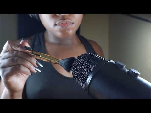 ASMR Brushing Sounds on Mic
