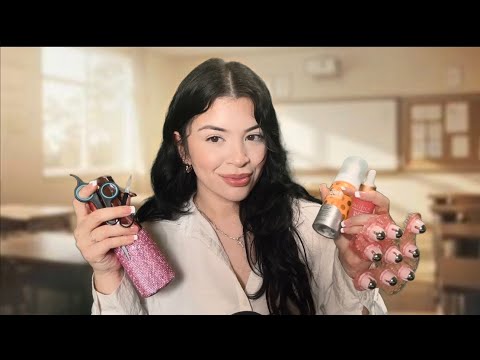 ASMR $5 Haircut, Brows, Skincare & Hairstyling ✨ (stolen roster edition 🤫)