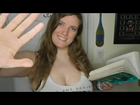 [ASMR] Reiki & Book Massage Roleplay (soft spoken, bracelet, skin sounds, slow hands, phone mic)