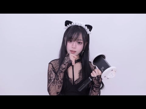 🥰晓美 Xiao Mei ASMR  舔耳口腔音喘息🎀 Ear Licking  Licking And Eating Ear Licking