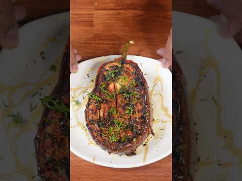 🔥 ASMR Spicy Baingan Fry | Crispy & Fiery | Satisfying Fry Sounds #shorts #asmr #viral