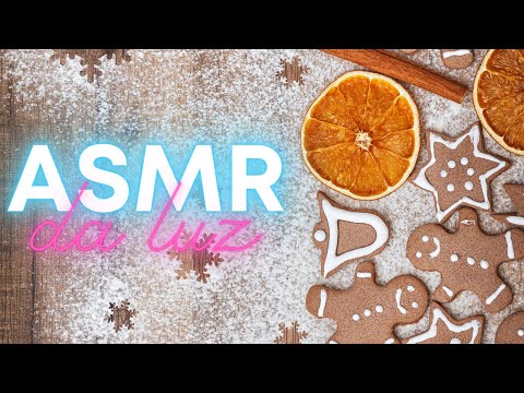 ASMR FAZENDO BISCOITOS DE NATAL! Mukbang | voz suave | muitos gatilhos