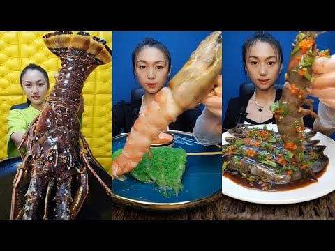 🦐🎧 Whispering Seafood Eating Sounds  속삭이는 해산물 먹방 사운드  ささやきシーフードモッパン音  耳语海鲜吃播音效