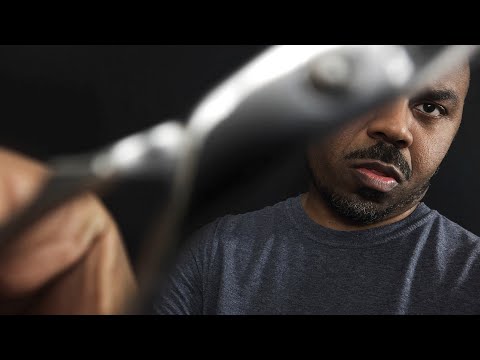 Barber Jones Gives You A QUICK Haircut - Comb & Scissors - Barbershop ASMR