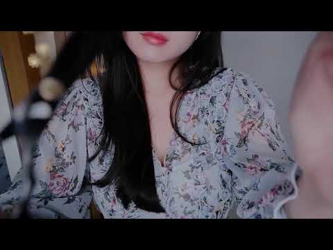 ASMR [ENG SUB]Relaxing Hair Cut & Eyebrow Shaping RP