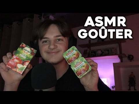 ASMR Dégustation de mon GOÛTER