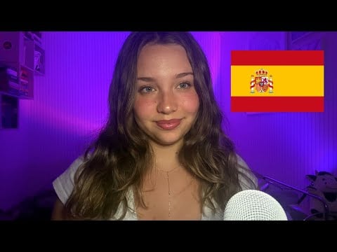 ASMR Putting You to Sleep in Spanish 🇪🇸❤️(Relaxing Spanish Trigger Words)