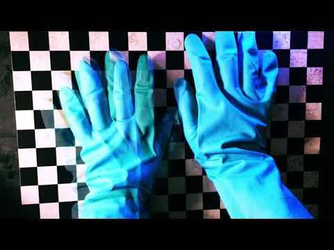 Latex Flocklined Household Gloves✋𝓣𝓐𝓟𝓟𝓘𝓝𝓖🤚 [[ASMR]]