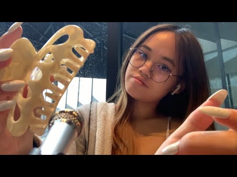 DOING ASMR IN A STARBUCKS ( public asmr )