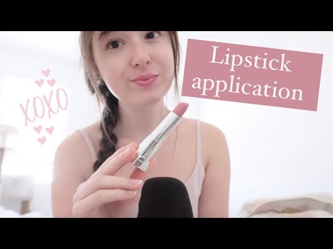 ASMR lipstick applying💋