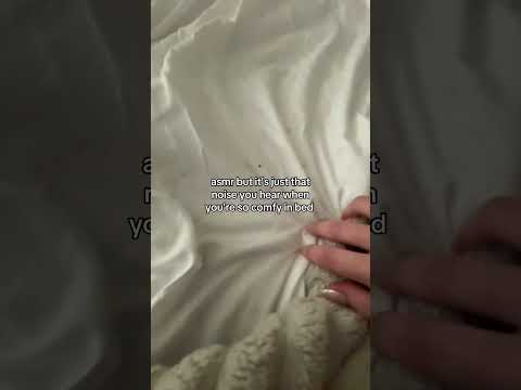 duvet asmr / fabric sounds asmr #asmr #fabricscratching #relax