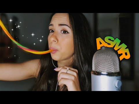 ASMR FINI MUKBANG | Sussurros, Sons de Embalagens e Sons de Mastigação Satisfatórios (PTBR)