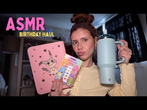 ASMR BIRTHDAY HAUL ! 🛍️
