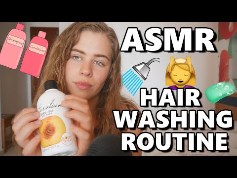 ASMR Long Hair Washing 👸 🚿 | Hair Care Routine | Soap, Foam, Shampoo Sounds 💕