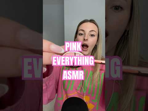 Pink triggers only 💓#asmr #asmrsounds #asmrshorts #asmrvideo #asmrsleep