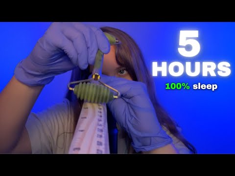 5 HOURS of ASMR Roleplays For Sleep & Relaxation (cranial, haircut, makeup, etc.)