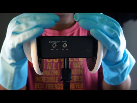 ASMR EAR MASSAGE (KITCHEN GLOVES)