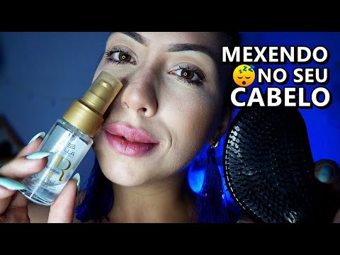 ASMR RELAXANTE: ESCOVANDO SEU CABELO PARA ARREPIAR SUA CABEÇA!