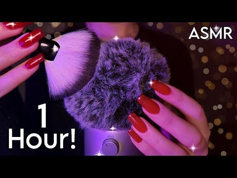 ASMR Intense Mic Brushing 😴 Brain Massage (No Talking) 1H