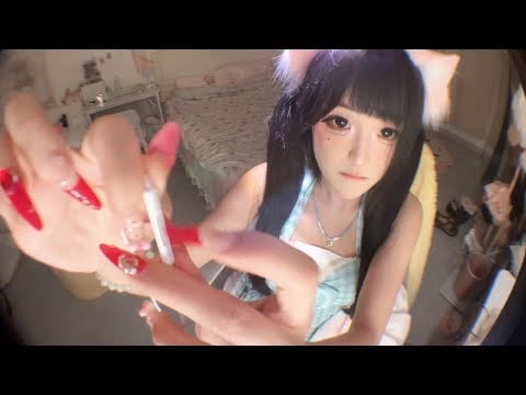 Cute Girl ASMR | Relaxing Ear Cleaning & Mouth Sounds Session