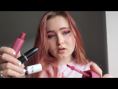 ASMR Trying Lipsticks On You (Chatty, soft spoken, personal attention)