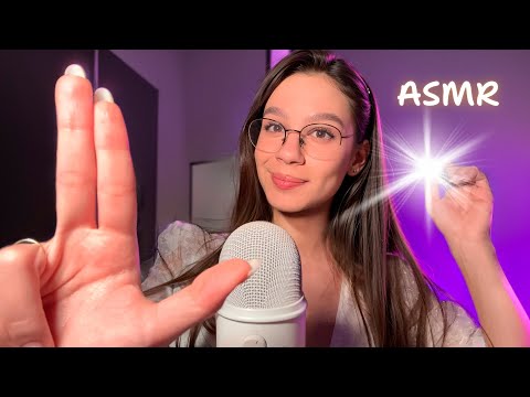 ASMR ЛІКАР СНУ 💫 Ліхтарик, звуки рук, заспокійливі тригери та інструкції для вашого відпочинку ✧