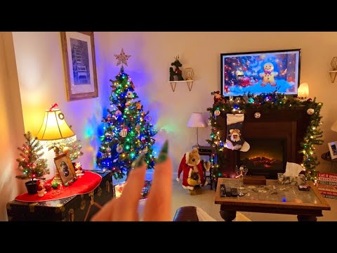 ASMR Christmas Decoration Tour | Whispered