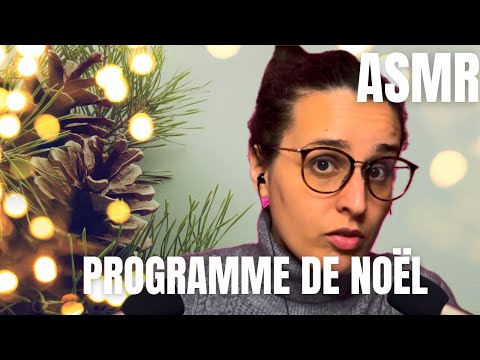 ASMR FR | MON PROGRAMME POUR NOËL 🎄