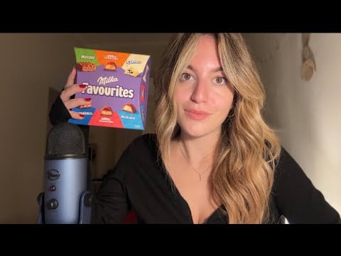 ASSAGGIO CIOCCOLATO MILKA 🍫 eating (muckbang asmr ita) 