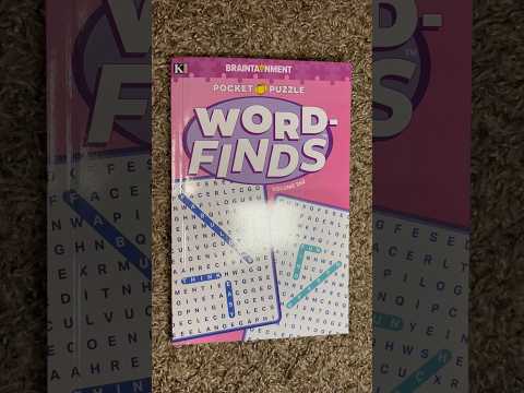 ASMR Tapping On Word-Finds Volume 262 (No Talking) #ASMR #Shorts