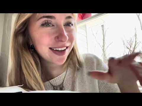 asmr kisses, mouth sounds, tapping, & finger movements 💟