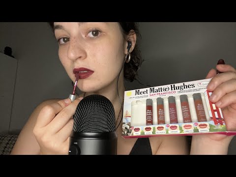 Türkçe ASMR | Değişik Rujlar Deniyoruz 💄 | Soft Ağız Sesleri