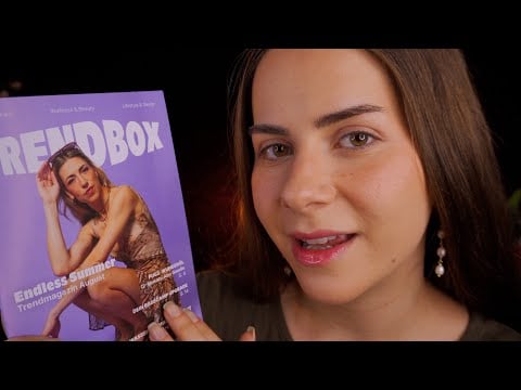 ASMR Ich öffne die August Trendbox 💜