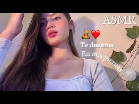 ♡ ASMR TE DUERMO en mis PlERN4S | ASMR en ESPAÑOL