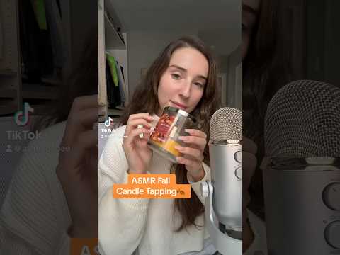 ASMR Fall Candle Tapping #shorts