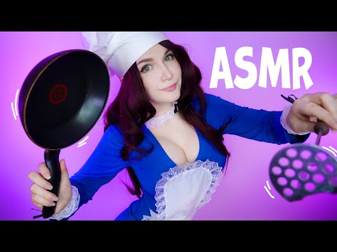 АСМР 🧁🍴ТРИГГЕРЫ КУХНИ для 55,5%  МУРАШЕК 🧑‍🍳☕  ASMR Kitchen Triggers
