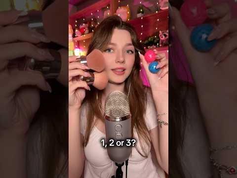 1, 2 or 3? #asmr #asmrsounds #asmrrelax #asmrsleep #relax #tingles #asmrvideo #relaxingvideos