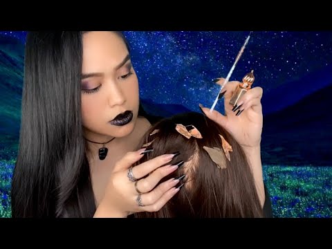 ASMR Mysterious Girl Saves U | Scalp / Lice Check + ⚠️TINGLY Injections, Scalp Scratch rp, light gum