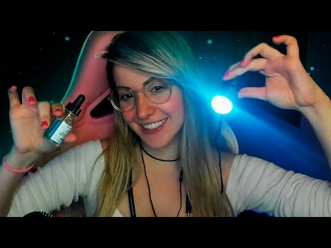 ASMR - DERMATOLOGISTA CUIDANDO DE VOCÊ E SUA PELE!! 🤗