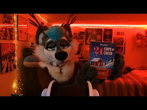 Reindeer Wolf Showing His Christmas Spirt [FURRY ASMR]