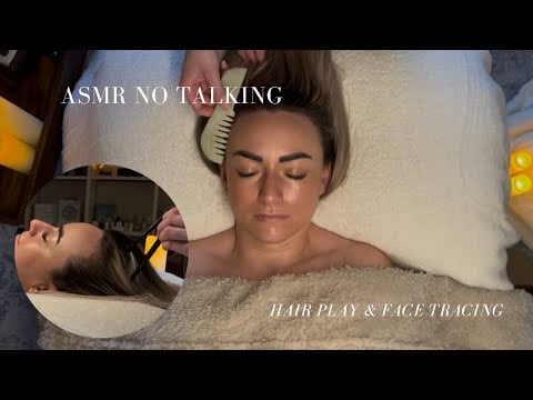 ASMR | Gentle Hair Play & Brushing, Scratching, Face Tracing, Head Massage with Sophie (NO TALKING)