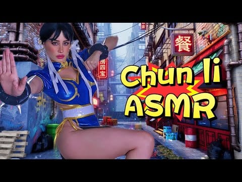🏆🥊Chun li from street fighter takes care of you after beating you up●personal attention ASMR●cosplay