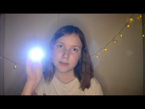 ASMR: follow the light & hand movements~soft spoken/whispering