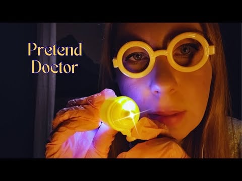 ASMR Cranial Nerve Exam with Kids Toys Roleplay 🩺