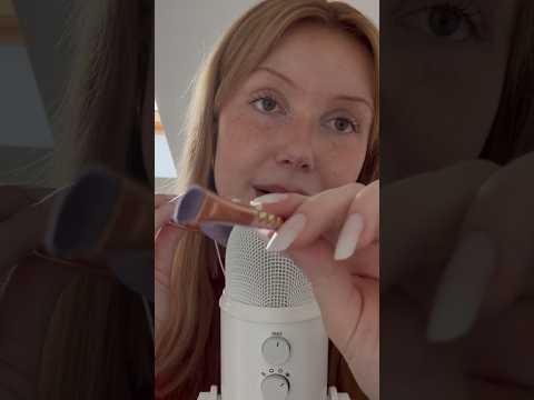brushing your ears #asmr 😴