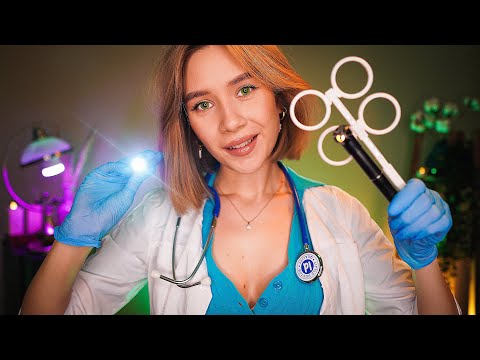 ❗️ АСМР МЕДОСМОТР ВРАЧА 🤯 Проверка Глаз, Ушей, Нервов, Рефлексов asmr doctor exam