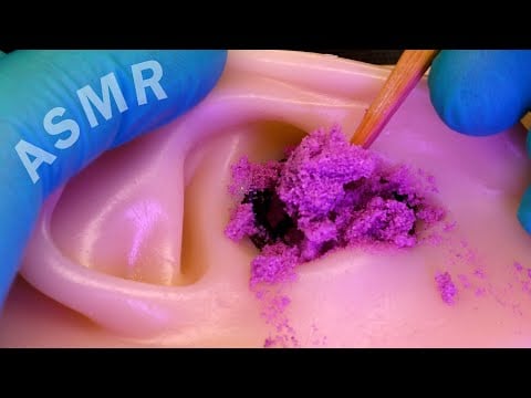 【ASMR】耳穴に詰まったあるモノを取り除く｜深い耳掃除45min