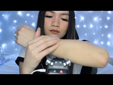 ASMR Skin Scratching (No Talking) | tascam dr05 | ASMRhing